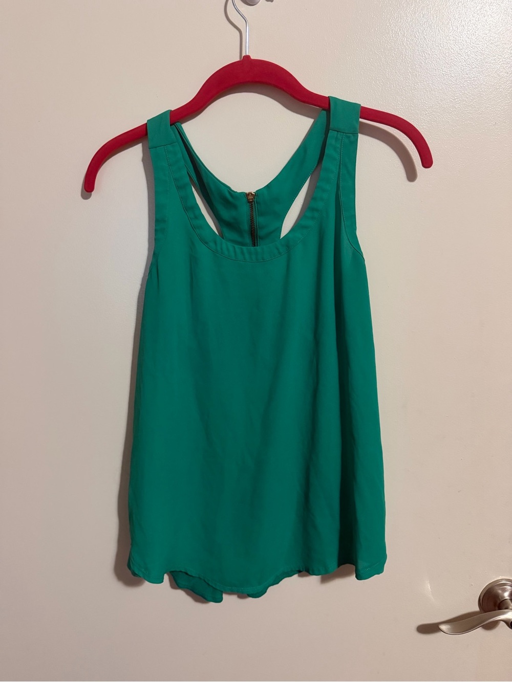 Express Teal Racerback Tank Top